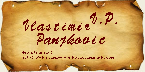 Vlastimir Panjković vizit kartica